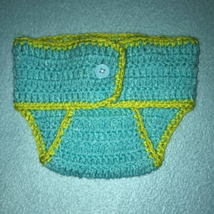 CROCHETED diaper cover
